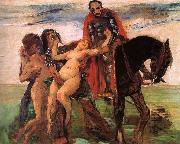 Lovis Corinth Frauenraub oil on canvas